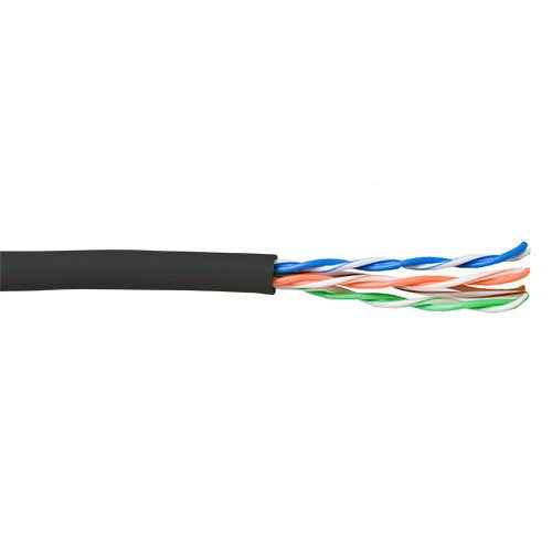 CAT.5E U UTP Stranded Patch Black 100M