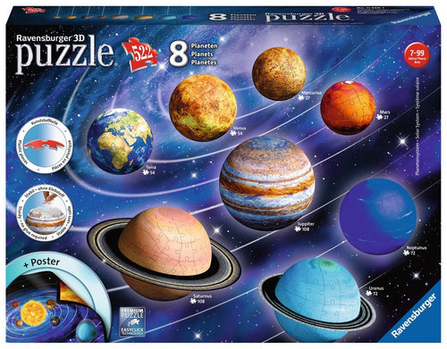 Ravensburger Puzzle Sistema Planetario Rompecabezas 3D 116683 — image 1