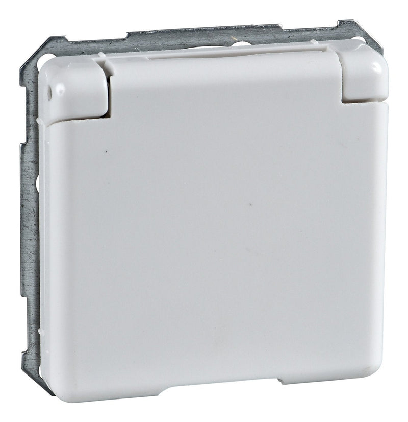 Elso Scala Schuko Kombi With 205034 Klappdeckel Reinweiss