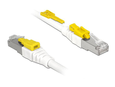 Delock 85330 Network Cable 0,5M CAT.6A S/FTP (s-STP) White — image 1