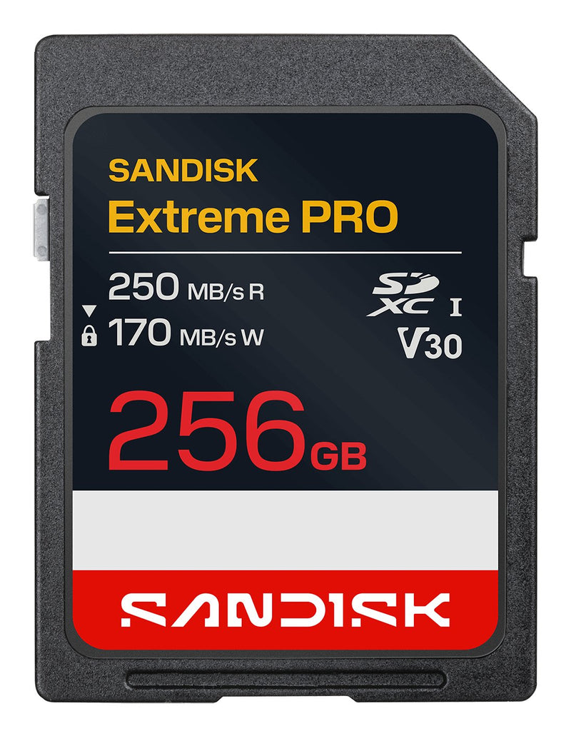 SanDisk Extreme Pro Memory Card Flash 256GB Video Class V30 / Uhs-i Sdxc Uhs-i