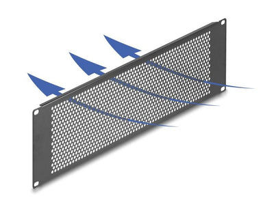 19? Blindpanel With Runden Orificios 3 He Black — image 1