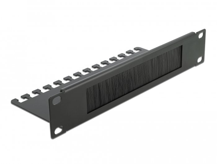 Delock 10? Organiser Cables Power Strip Brush With Board Sujeción Cables 1 He Black