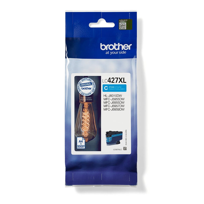 Brother Genuine Ink LC-427XLC Cyan XL LC427XLC