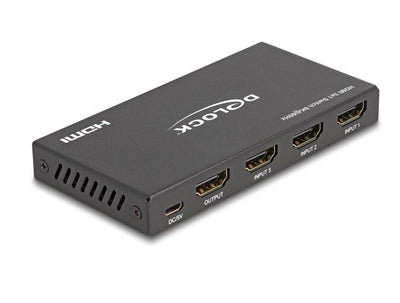 Delock HDMI Switch 3 X HDMI In a 1 X HDMI Out 8K 60 HZ — image 1