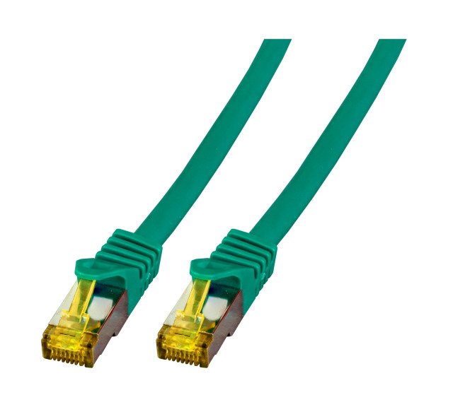 Efb RJ45 Network Cable S FTP, CAT.6A, Lszh, CAT.7 ROHK.,25M, Green
