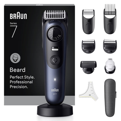 Braun Cortapelo Beard Trimmer BT7540 Blk Blu — image 1