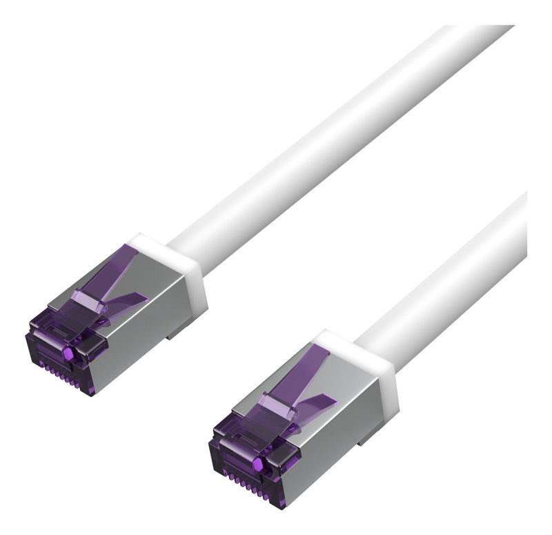 Shiverpeaks Network Cable CAT.6A S FTP Flex. 500MHZ 5M White