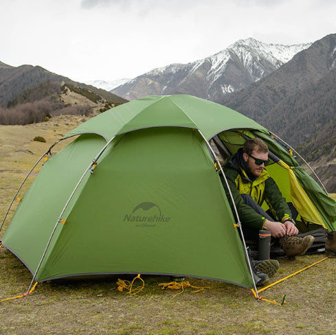 Outdoor Camping And Mountaineering Double Tent For Rainstorm Protection