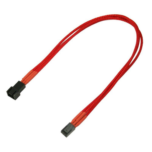 Nanoxia Cable Extensión 3 Pines, 30CM, Sencillo, Red — image 1