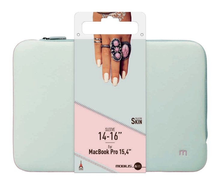 Mobilis 049006 Case For Laptop 40,6CM (16) Case Grey Pink