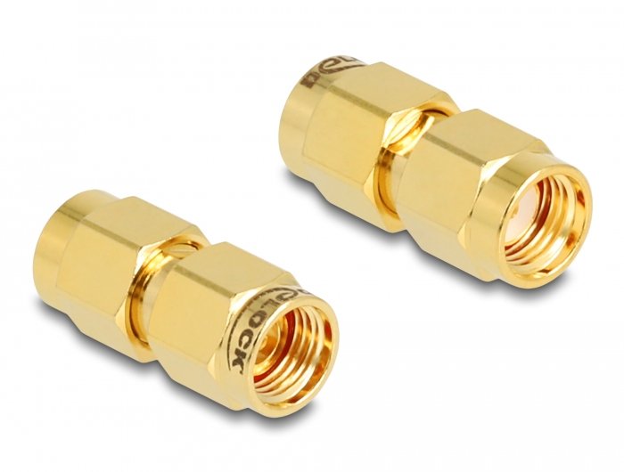 Delock Adapter Rp-sma Connector Male a Rp-sma Connector Male