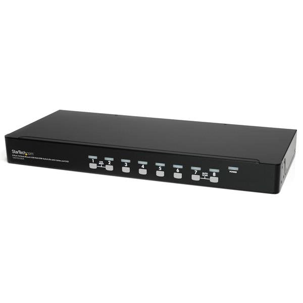 StarTech Data Switch KVM 8X1 .com Mon + Tec + Rat USB