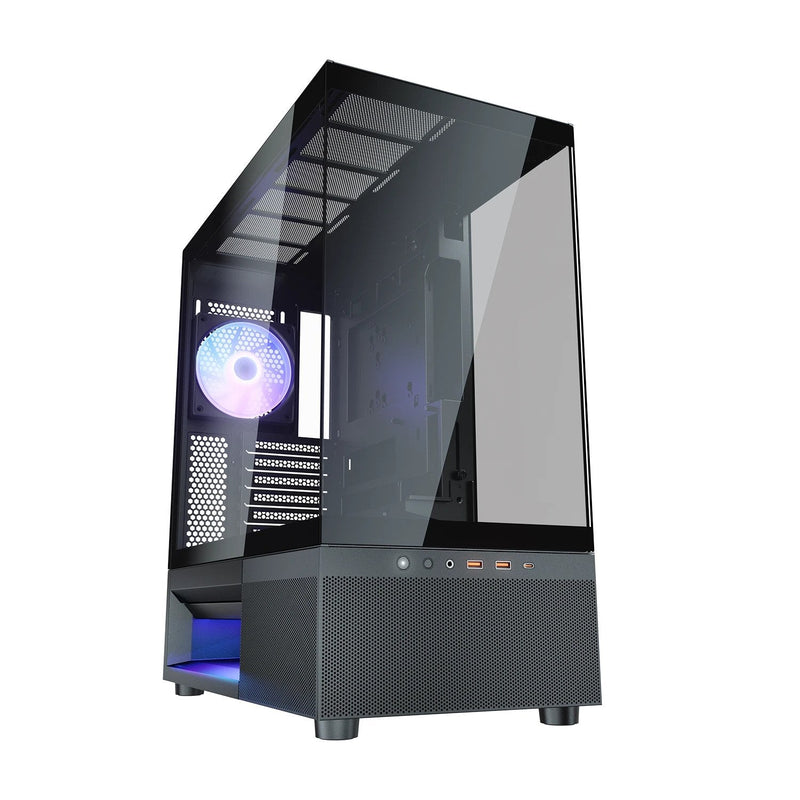 Cougar PC Case Midi-tower CFV220, Argb, Glass Black