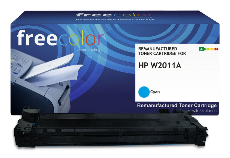 Freecolor Toner HP W2011A Cyan With Chip 13000P Compatible
