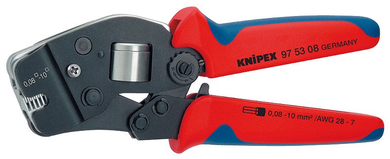 Knipex Pliers Crimpado Autoajustables Casquillos Extremo Alambre