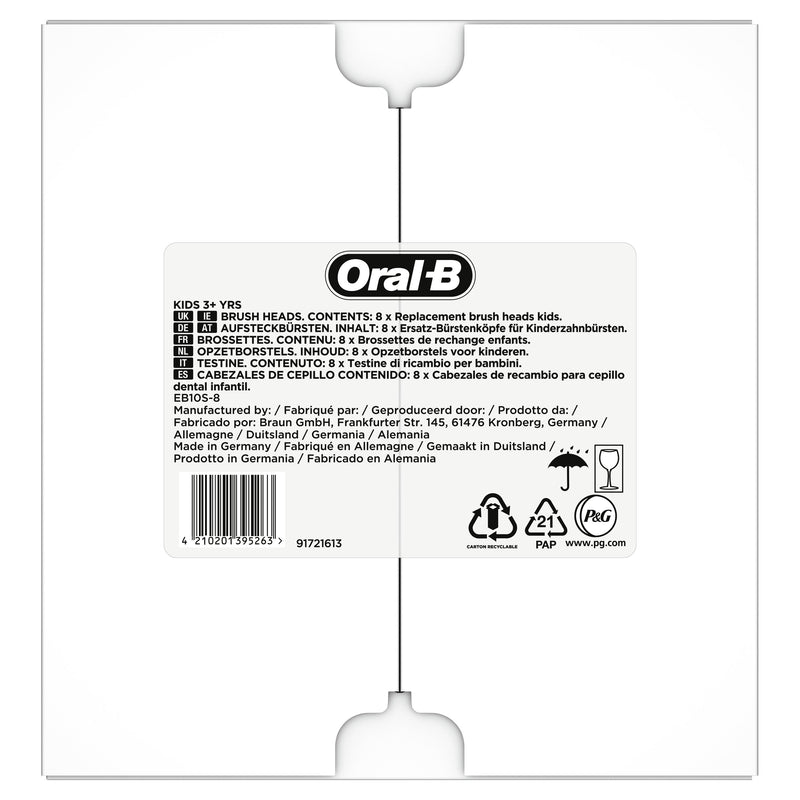 Heads Brush Braun Kids Frozen 8PCS