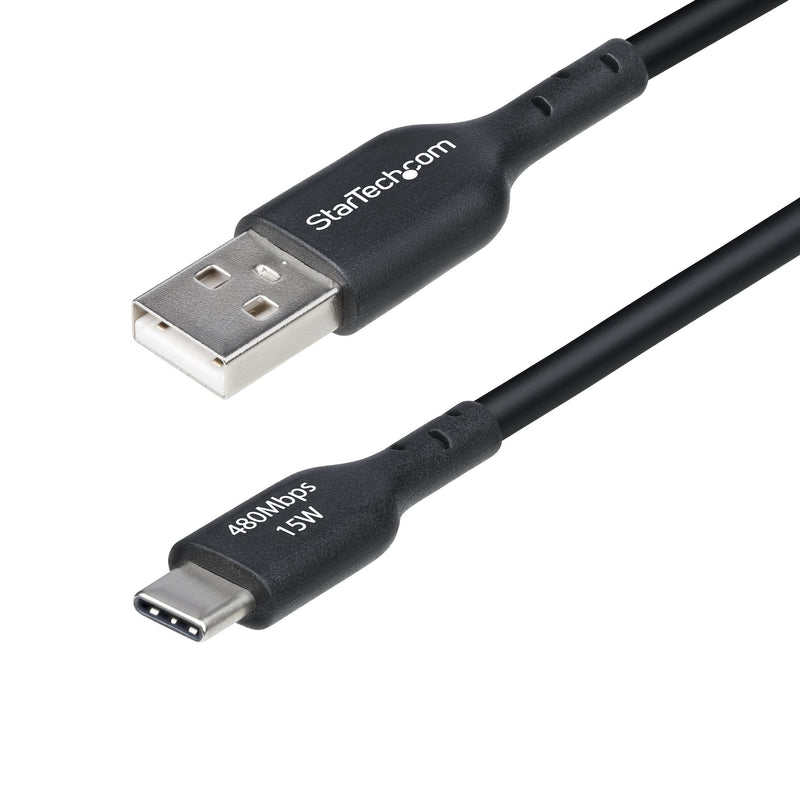 Cable Charger USB-A a USB-C 3M - USB-A a USB Type-c M/M - Black