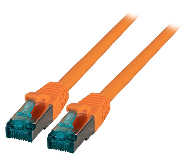 Efb RJ45 Network Cable S/FTP, CAT.6A, Lszh, 1,5M, Orange