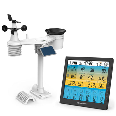 Bresser Optics 7003220 Estación Meteorológica Digital Black LCD Battery/Solar Wi-Fi — image 1