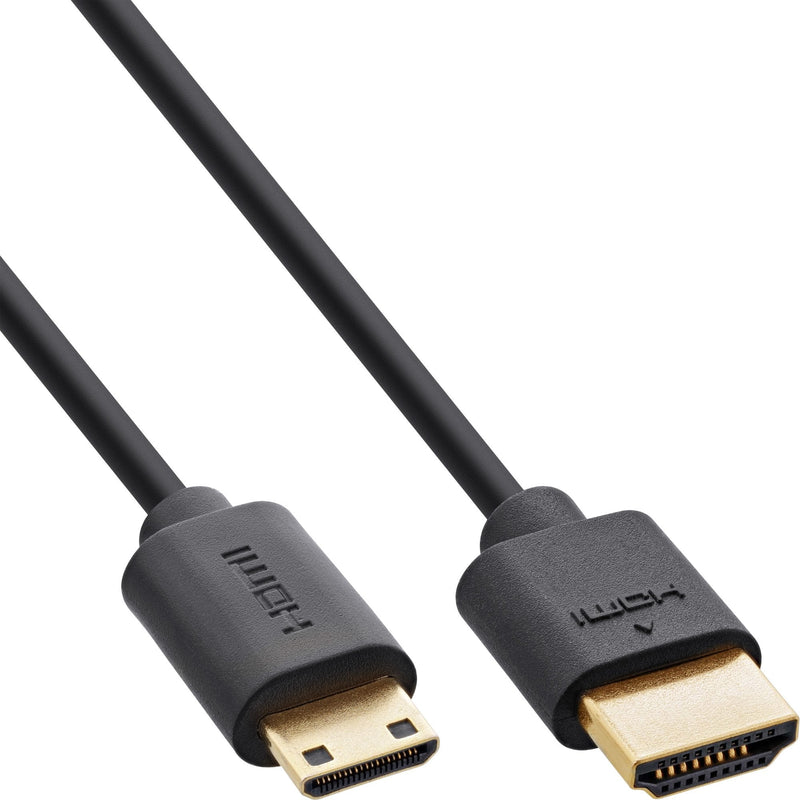 Inline Cable Slim Ultra High Speed HDMI Am/Cm (mini) 8K4K Black 0,5M