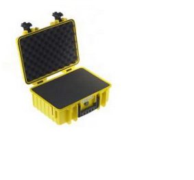 B & W Outdoor Case Type 4000 Inserto Partición Acolchado Yellow