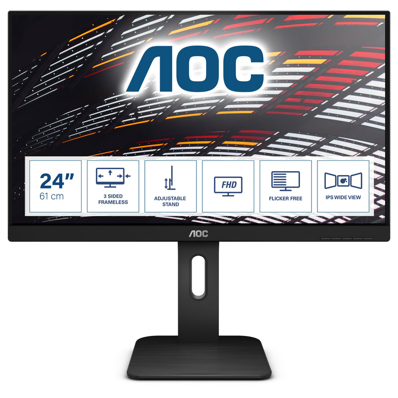AOC Monitor Profesional X24P1 24' Full HD Multimedia Negro