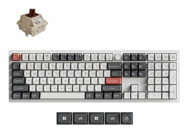 Keychron Keyboard Wrl Q6 Ultra/White Q6U-P3