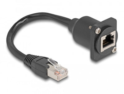 Delock Cable RJ45 Type D Male a Female CAT.5E Sw 20CM — image 1