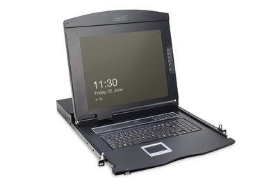 Digitus Console Modular With TFT 17 [43,2CM], KVM 1 Port And Panel Touchscreen Keyboard German — image 1