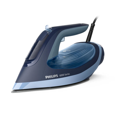 Philips Straightener a Steam 6000 Series DST6120/20 Soleplate Steamglide Plus 2600W Blue — image 1