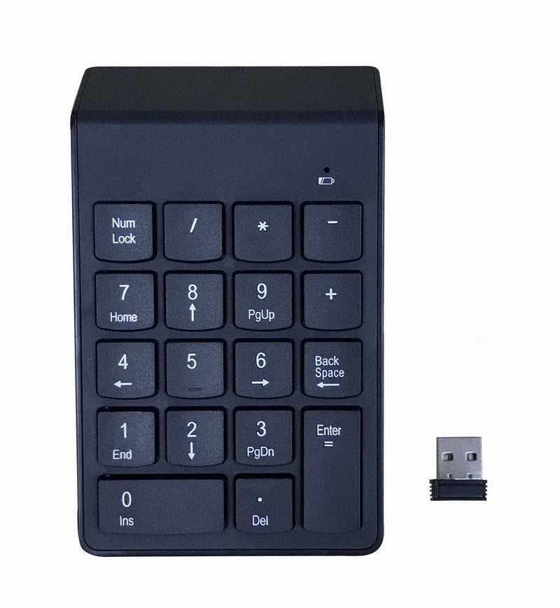 Gembird KPD-W-02 Keyboard Numerico Wireless 18 Keys Black