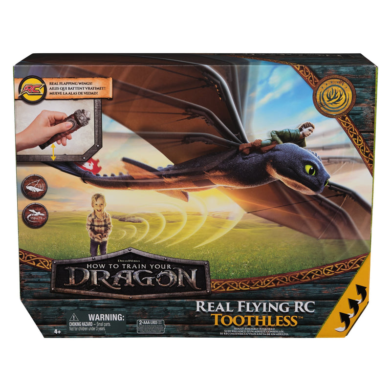 Spin Master Cómo Entrenar a Tu Dragón Forma Easy - Dragón Volador Without Teeth Rc With Control Remote 6074369