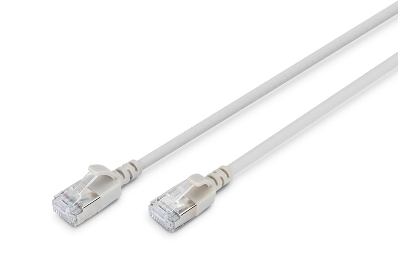 Digitus Network Cable CAT.6A F FTP Slim 0,50M Grey