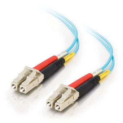C2G Lc-lc 10GB 50/125 OM3 Duplex Multimode Pvc Fiber Optic Cable (lszh) Network Cable Lc Modos Múltiples (m) a — image 1
