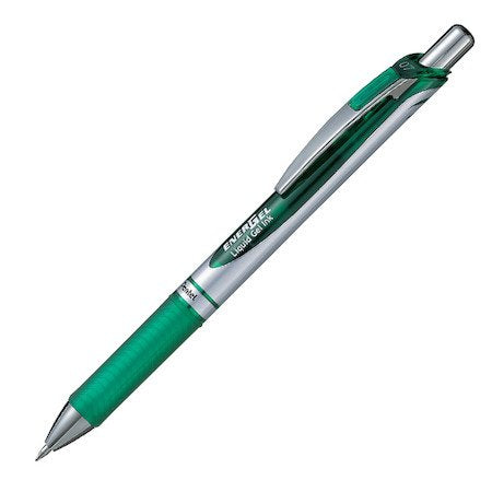 Pentel Energel Xm Pen Gel Punta Retractable Green 1 Pieces — image 1