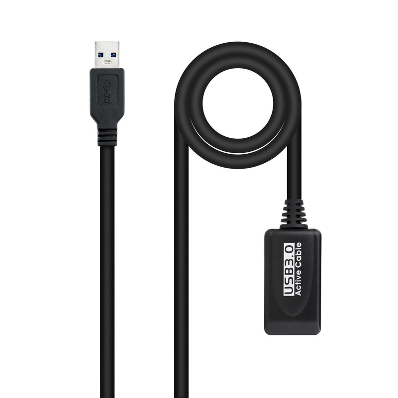 Nanocable Cable Prolongador With Amplifier USB-A 3.0 Male a USB-A Female 5M