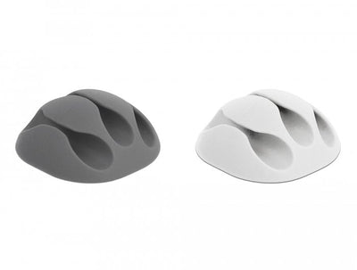 Delock 18297 Organiser Cable With 3 Casquillos, Stand White/Grey 18297 — image 1