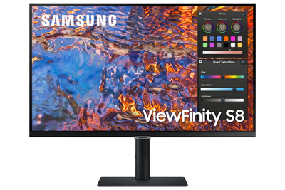 Samsung Monitor 27'' (3840X2160) S27B800PXP 16:9 5MS IPS HDMI DisplayPort USB-C VESA Pivot 4K Black — image 1