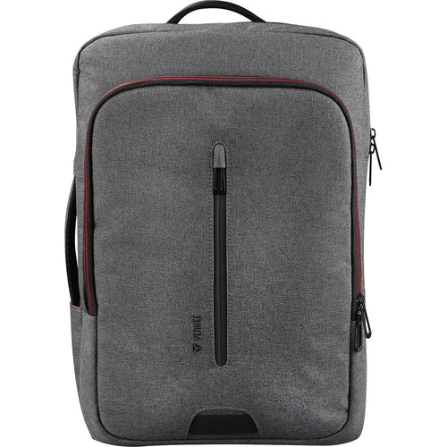 Yenkee Backpack Laptops Ybb 1522GY Grey Red Nylon — image 1
