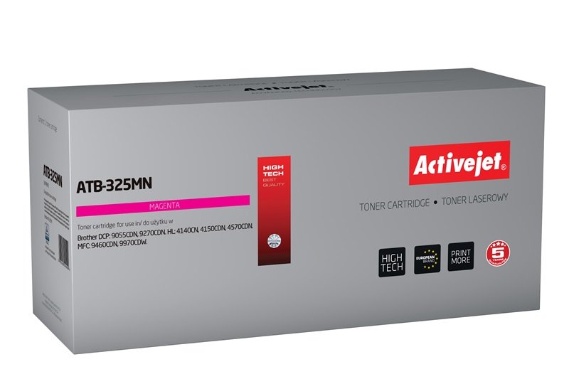 Activejet Toner Compatible Brother TN-325M - Supreme - 3500 Páginas - Magenta