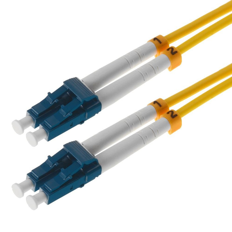 Helos Lwl Network Cable Lc/Lc Duplex 9/125?M OS2 Yellow 5,0M