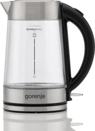 Gorenje Kettle Eléctrico K17GDWII, Capacity 1,7 L, Power 2200W, Steel Inoxidable.