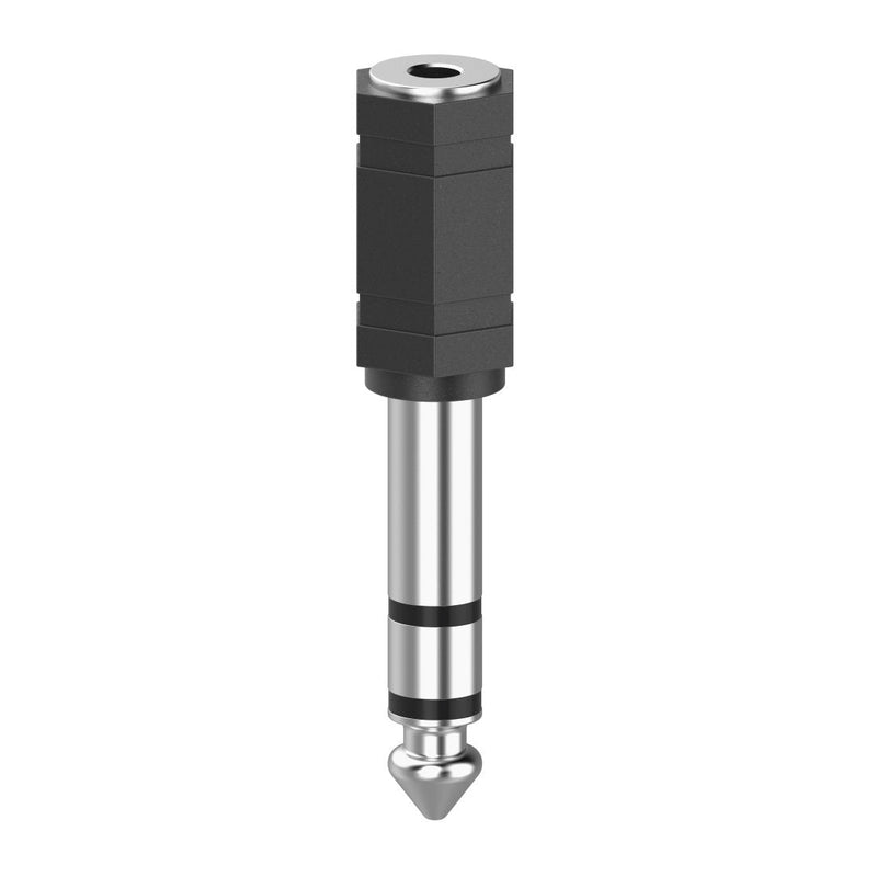 Hama Essential Adapter Jack - Female 3.5MM - Male 6.3MM - Black