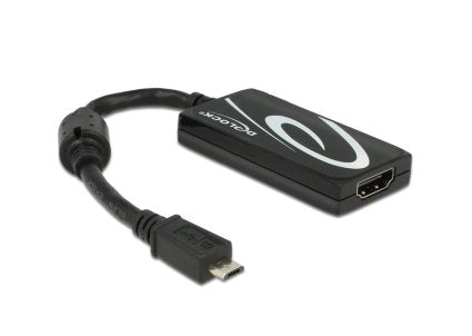 Delock Mhl 3.0 Adapter High Speed HDMI With 4K Ultra-hd Auflösung And Rcp Premium