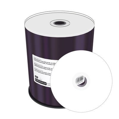 Mediarange Dvd + R 8.5GB 100PCS 8X White Voll Bedruckbar Cakebo