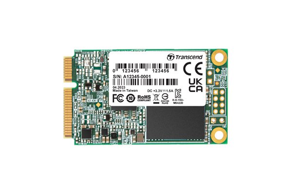 Transcend Drive SSD 128GB MSA220S Msata 3D Nand, SATA3