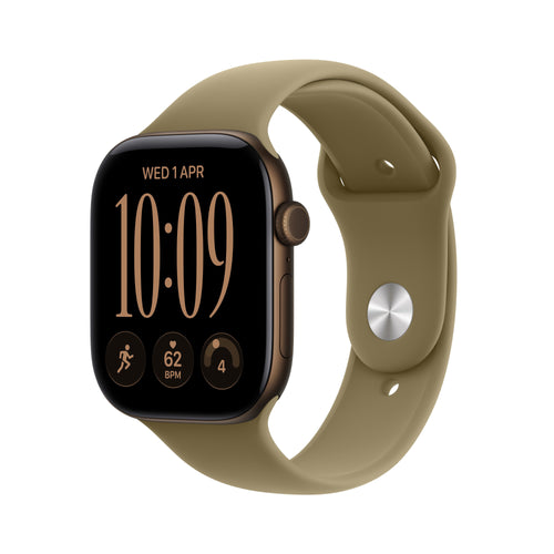 Apple Watch Series 12 Bronze Aluminium, 46MM, Strap Deportiva Oliv M/L) MJEU4ZR/a — image 1