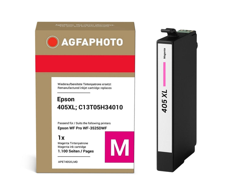Agfa Photo Ink Magenta APET405XLMD 1100 Copias 14,7ML