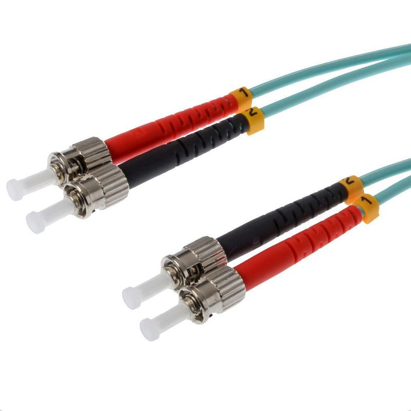 Helos Lwl Network Cable St/St Duplex 50/125?M OM3 Aqua 10,0M